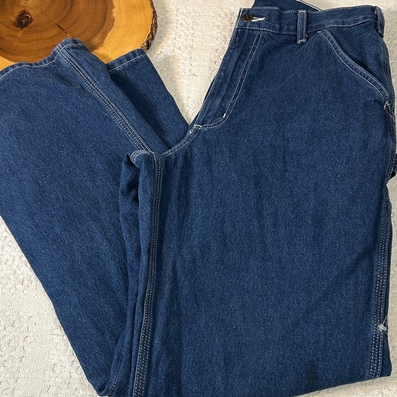 Carhartt Men's Relaxed Fit Blue Jeans 32x34 - Picture 1 of 6